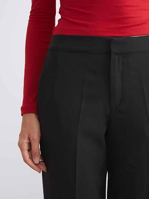 Moudda LC Waikiki - Pantalon tissé moyen Femme Noir - Tunisie 3