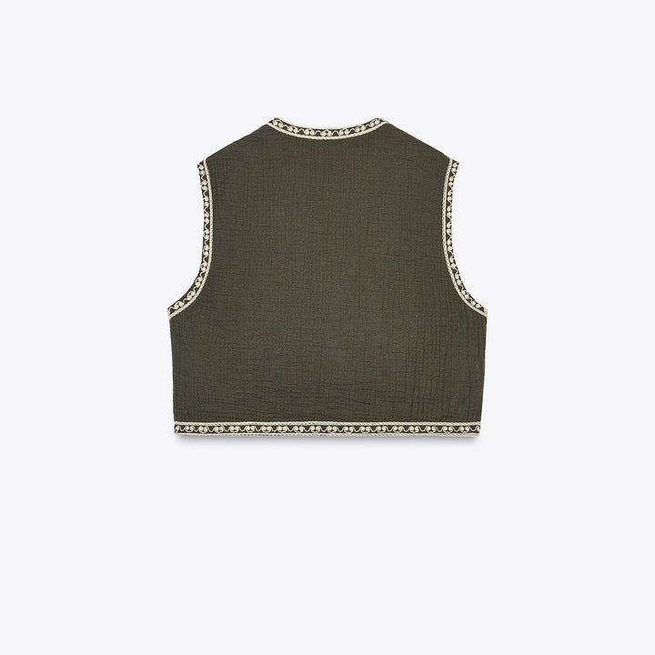 Moudda ZARA - Gilet - Broderies - Tunisie 2