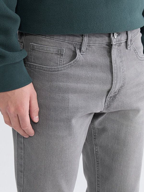 Moudda LC Waikiki - Jean basique en denim pour Homme couleur Rodeo gris - Tunisie 3