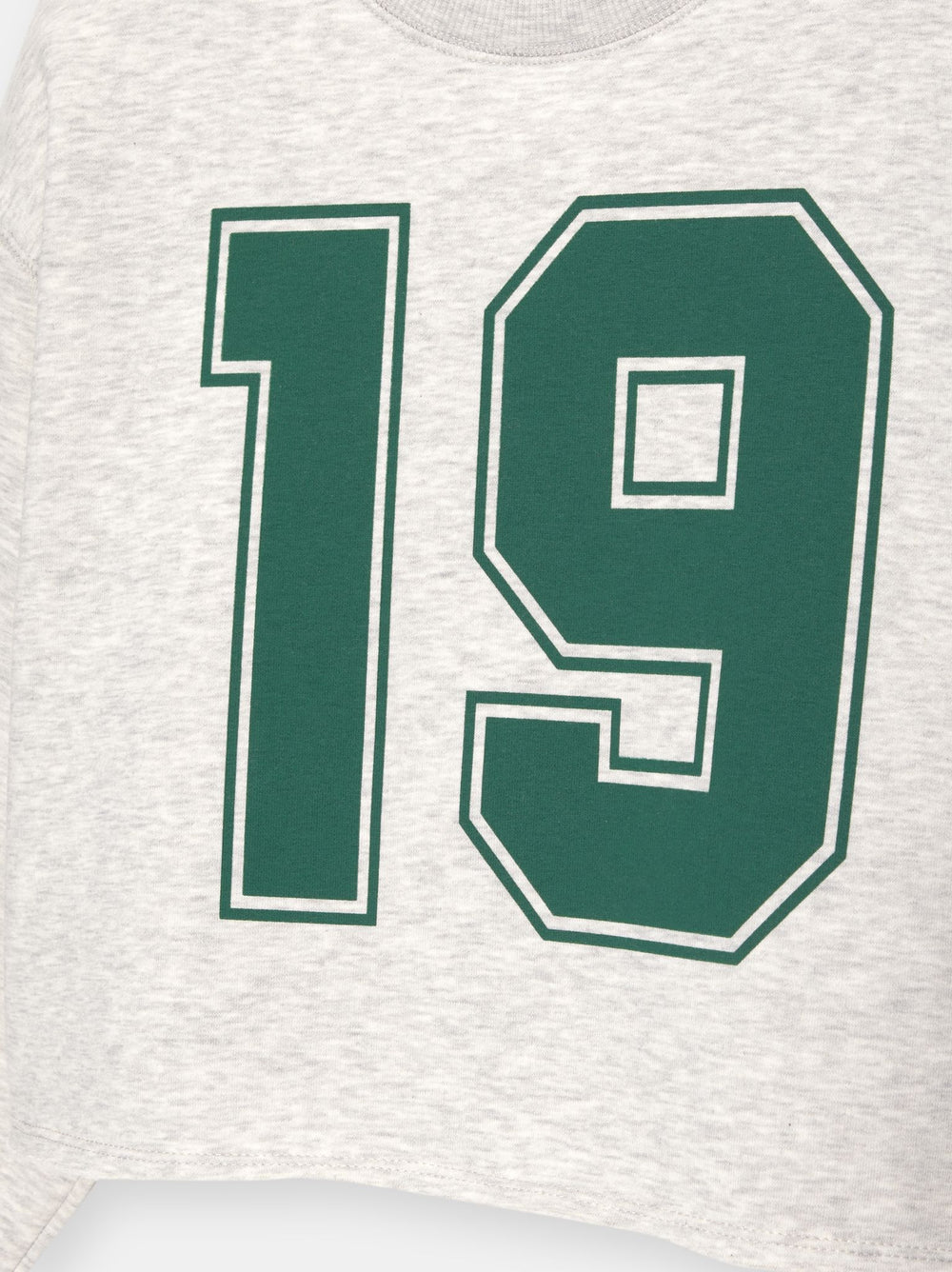 Moudda PULL & BEAR - Sweat Graphique Numéro Varsity Gris Clair - Tunisie 2