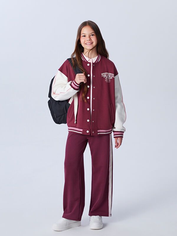 Moudda LC Waikiki - Bas jogging jersey Fille Prune - Tunisie 1