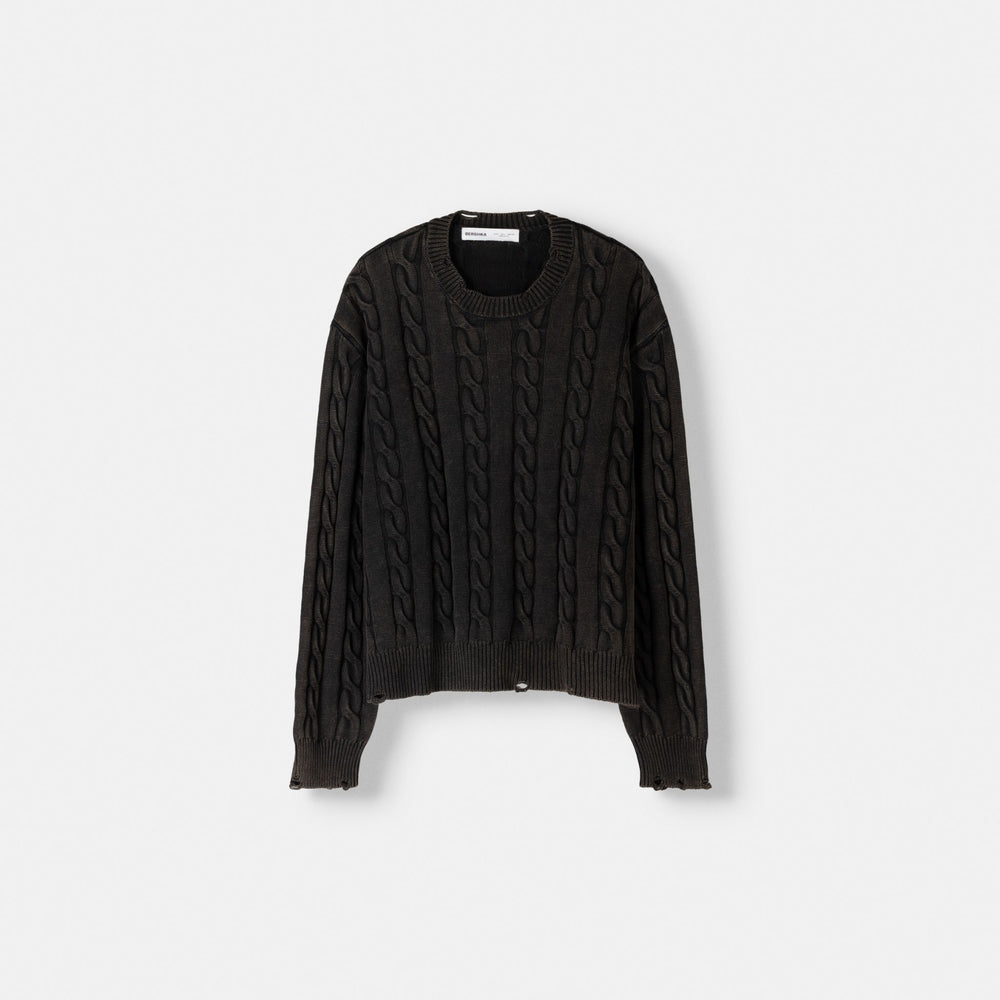 Moudda BERSHKA - Pull torsadé lavé - Tunisie 2