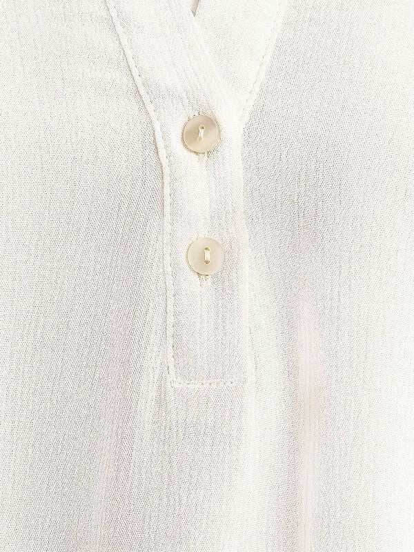 Moudda LC Waikiki - Blouse tissée manches longues Femme Ecru - Tunisie 3