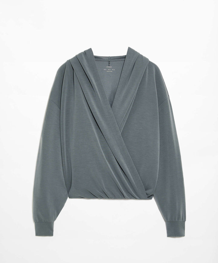 Moudda Oysho - Sweat Longueur Moyenne Wrap Modal Premium - Tunisie 4