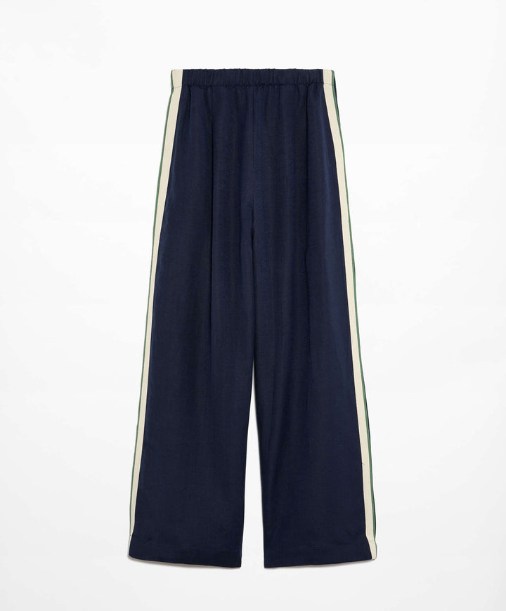 Moudda Oysho - Pantalon Lin avec Finitions Latérales Taille Haute - Tunisie 2