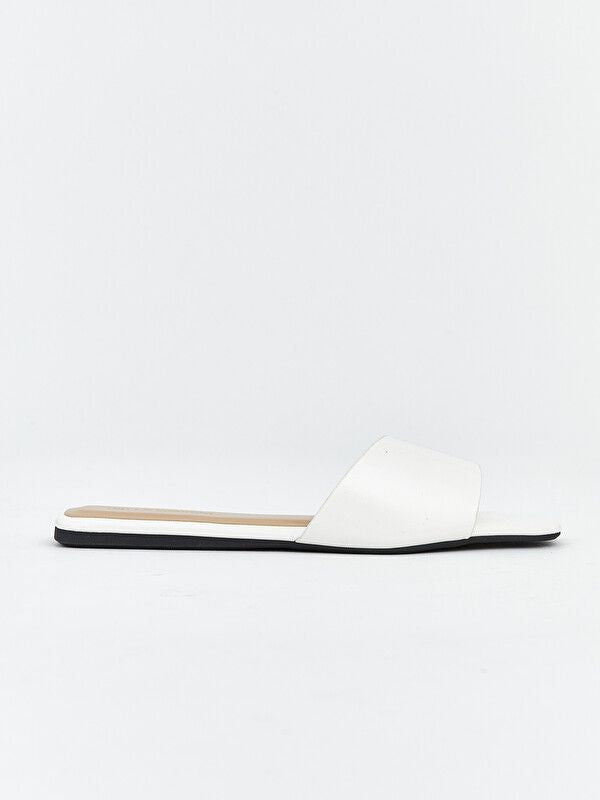 Moudda LC Waikiki - Chaussons stylés pour Femme couleur Écru - Tunisie 2