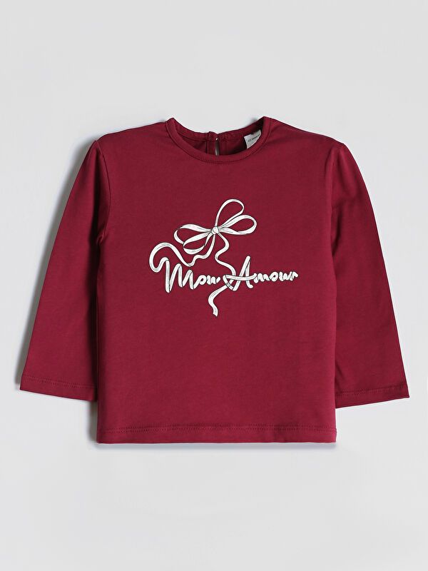 Moudda LC Waikiki - Pack body jersey manches longues Fille Bordeaux légers - Tunisie 2