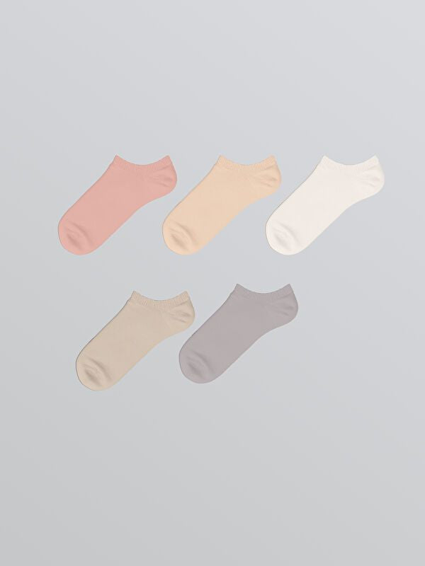 Moudda LC Waikiki - Chaussettes sneakers Femme Rose terne - Tunisie 1