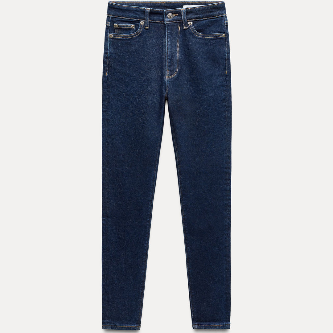 Moudda ZARA - Jean skinny taille haute indigo rinçé - Tunisie 2