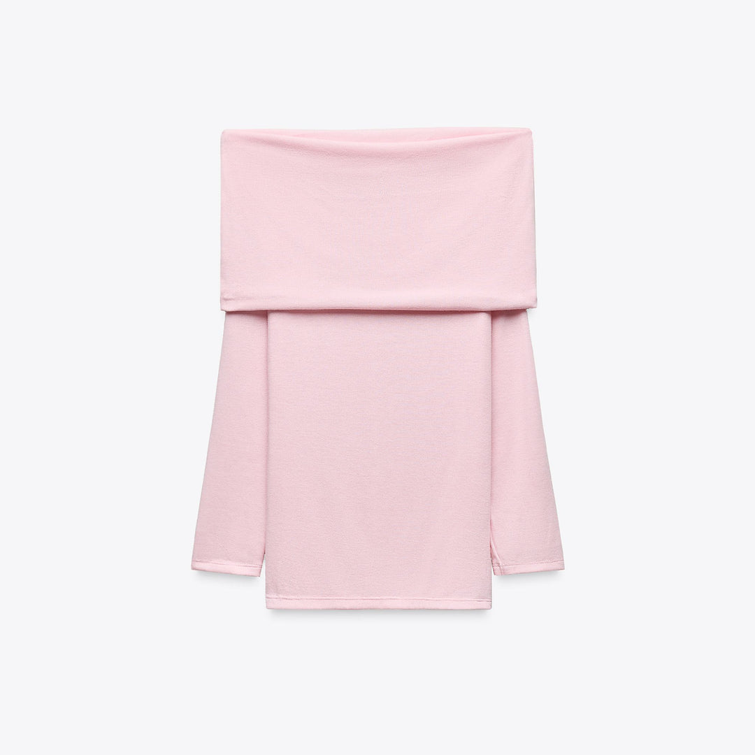 Moudda ZARA - T-Shirt Soft - Drapé & Off-Shoulder - Tunisie 1