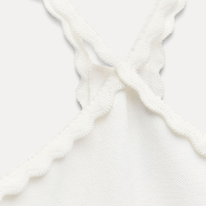 Moudda ZARA - Robe mi-longue extensible, tricot ondulé - Tunisie 3