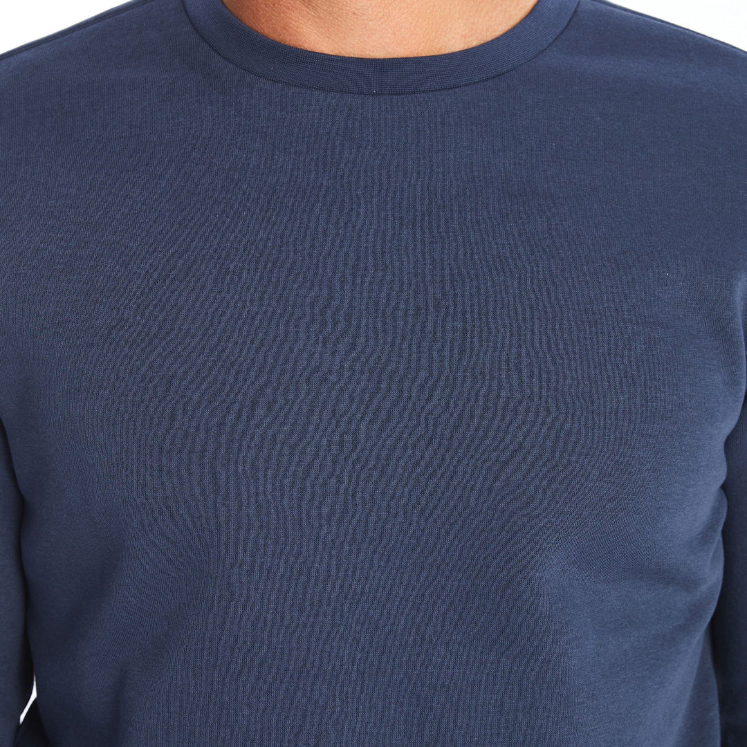 Moudda LC Waikiki - Sweatshirt jersey basique Homme Indigo - Tunisie 3