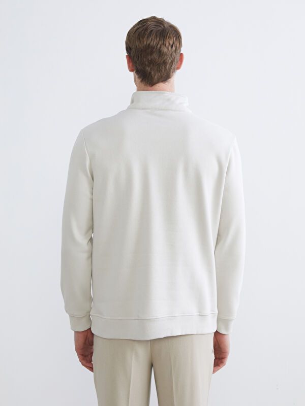 Moudda LC Waikiki - Sweatshirt en jersey couleur Gris pierre pour hommes - Tunisie 4