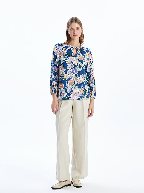 Moudda LC Waikiki - Chemise tissée imprimée cv à manches longues pour Femmes - Tunisie 2