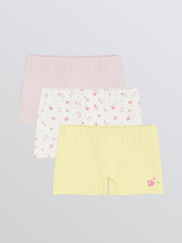 Moudda LC Waikiki - Boxer en jersey pour Fille couleur Écru imprimé - Tunisie 1