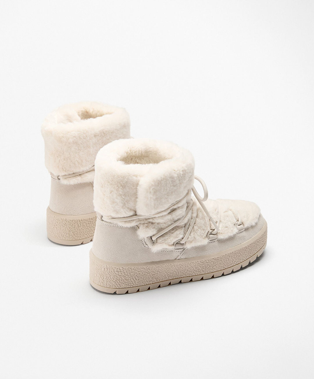 Moudda Oysho - Bottes Lacée - Fourrure - Tunisie 6
