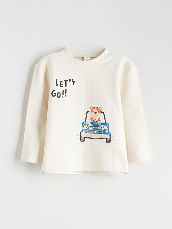 Moudda LC Waikiki - Ensemble manches longues Garçon Ecru - Tunisie 2