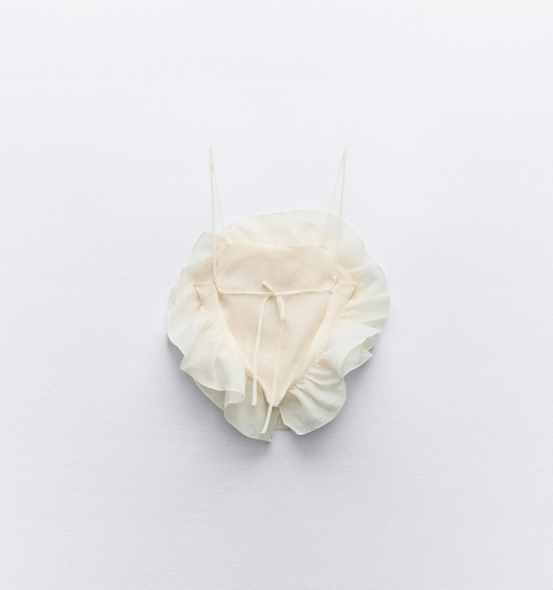 Moudda ZARA - Top grande fleur organza dos nu - Tunisie 1