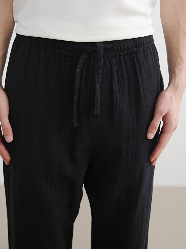 Moudda LC Waikiki - Pantalon mi-saison en tissu pour Homme couleur Noir - Tunisie 3