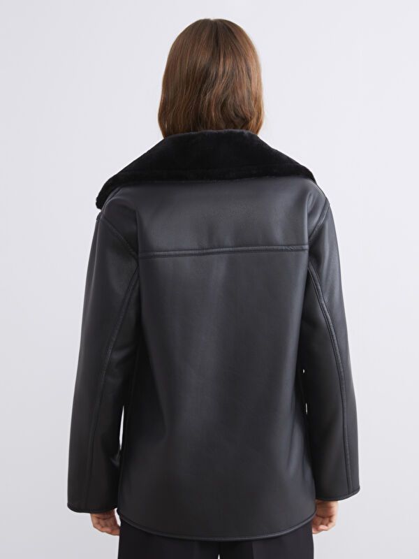 Moudda LC Waikiki - Manteau en cuir PU lourd pour Femmes - Tunisie 5