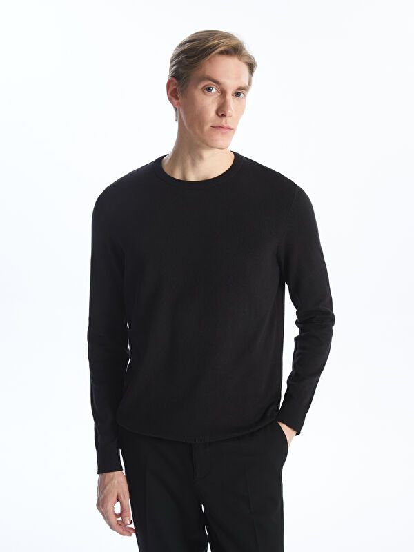 Moudda LC Waikiki - Pull en tricot Homme Noir - Tunisie 1