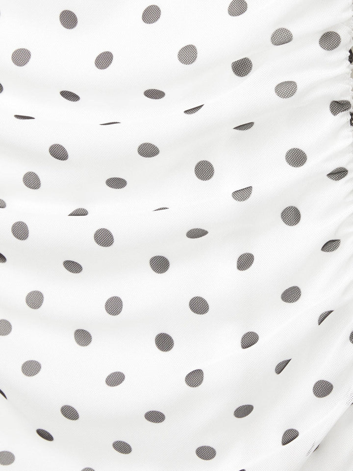 Moudda PULL & BEAR - Robe Midi - Fronces & Pois - Tunisie 4