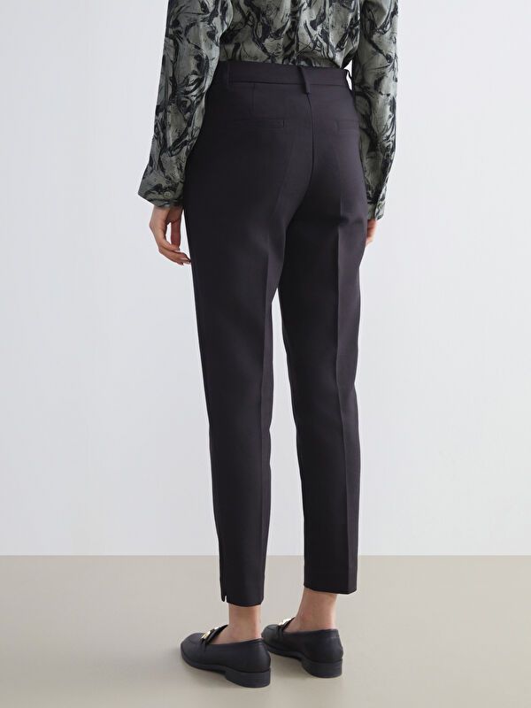 Moudda LC Waikiki - Pantalon tissé moyen Femme Noir - Tunisie 4