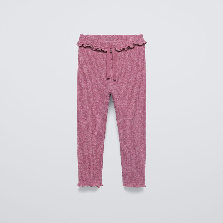 Moudda ZARA - Rose – legging côtelé toucher doux - Tunisie 1
