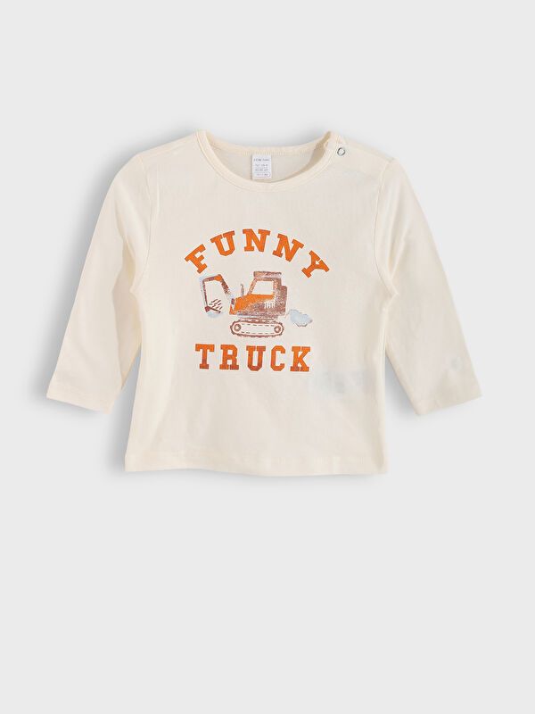 Moudda LC Waikiki - Ensemble manches longues Garçon Beige clair - Tunisie 2