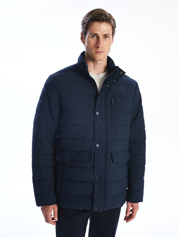 Moudda LC Waikiki - Manteau matelassé en nylon Homme Marine - Tunisie 1