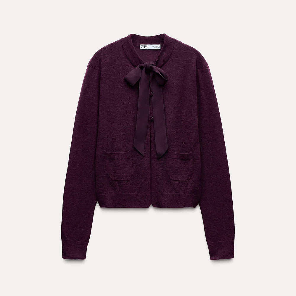 Moudda ZARA - Veste laine-alpaga, laçage et boutons - Tunisie 2