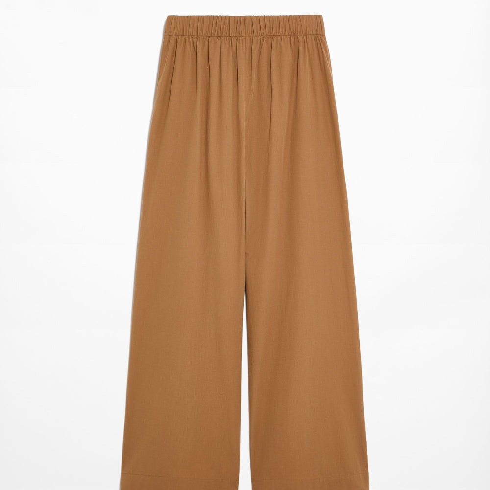 Moudda Oysho - Pantalon Jambe Large en Popeline - Tunisie 2