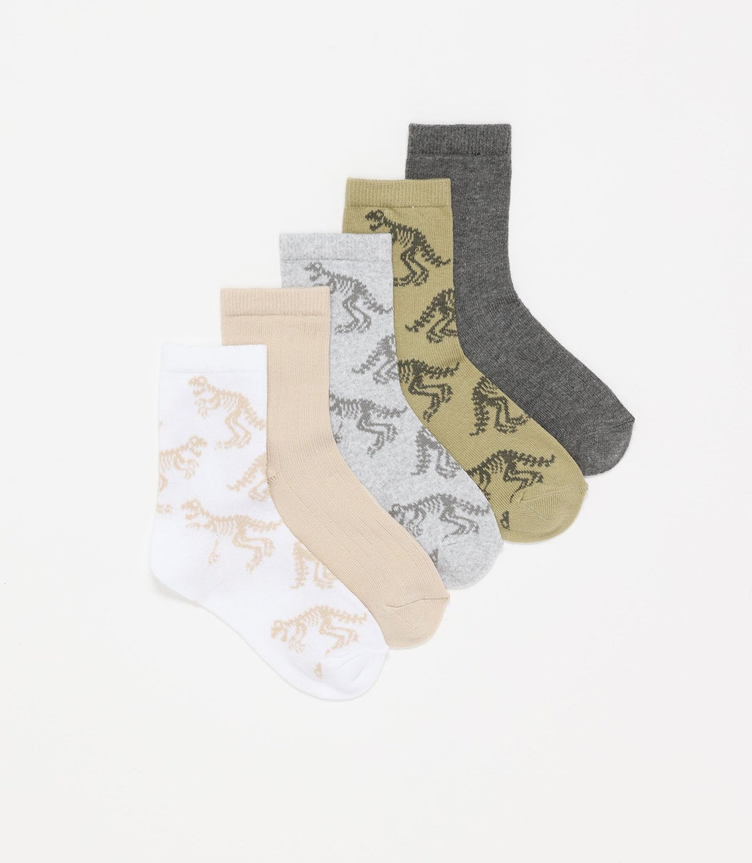 Moudda Lefties - Pack 5 Chaussettes Longues - Dinosaure - Tunisie 1