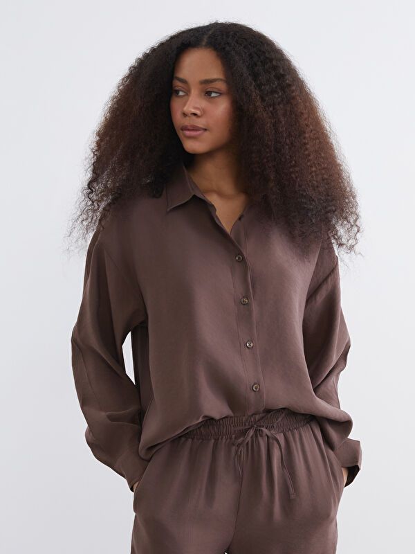Moudda LC Waikiki - Chemise manches longues en tissu pour Femme - Tunisie 1