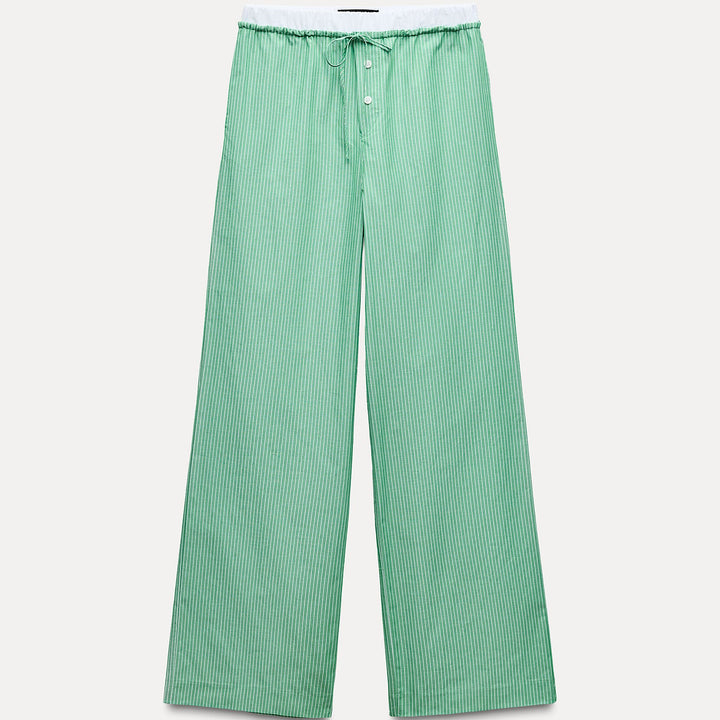 Moudda ZARA - Pantalon pyjama rayé taille boxer - Tunisie 1