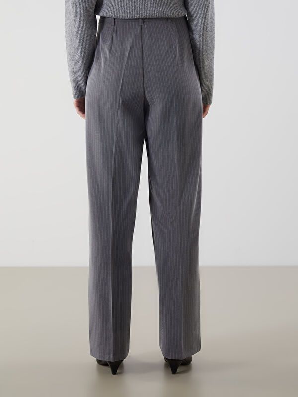 Moudda LC Waikiki - Pantalon tissé moyen Femme Bande d'anthracite - Tunisie 4