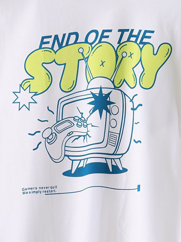 Moudda LC Waikiki - T-shirt en jersey manches longues Garçon Buxe blanc - Tunisie 3