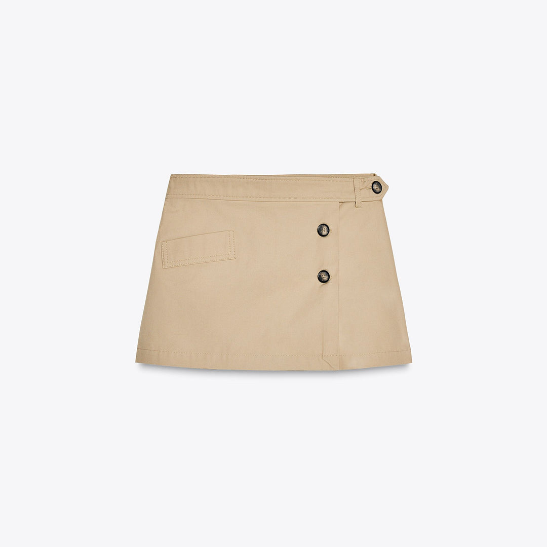 Moudda ZARA - Short-Jupe - Taille Croisée & Boutons - Tunisie 1