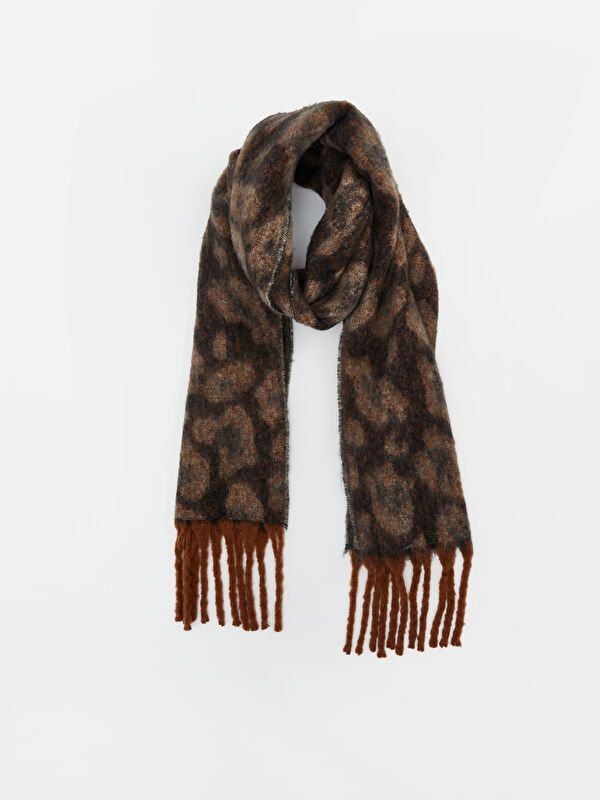 Moudda LC Waikiki - Écharpe Femme Imprimé marron - Tunisie 1