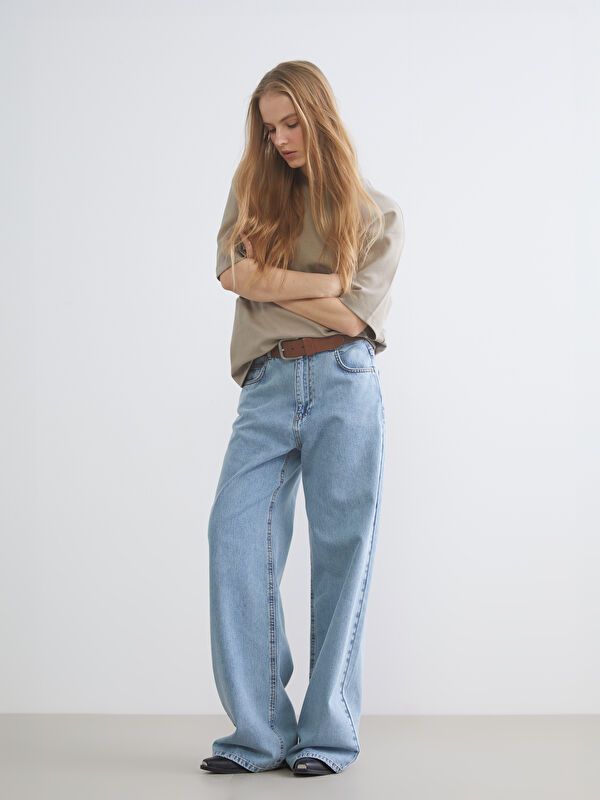 Moudda LC Waikiki - pantalon tissé en jean pour Femmes - Tunisie 1