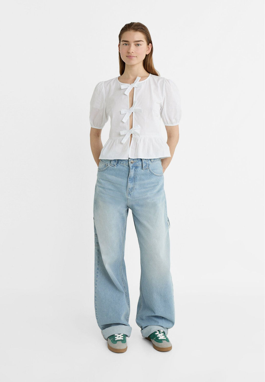 Moudda STRADIVARIUS - Chemise Manche Courte avec Nœud - Tunisie 3