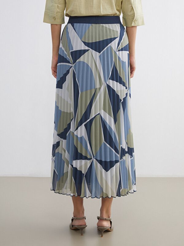 Moudda LC Waikiki - Jupe longue en tissu pour Femme couleur Imprimé mixte - Tunisie 4