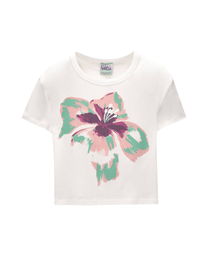 Moudda PULL & BEAR - Body Graphique Fleur Été - Tunisie 4