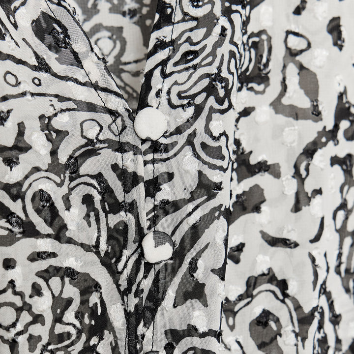 Moudda ZARA - Robe Mini Plumetis - Imprimé Paysley - Tunisie 3