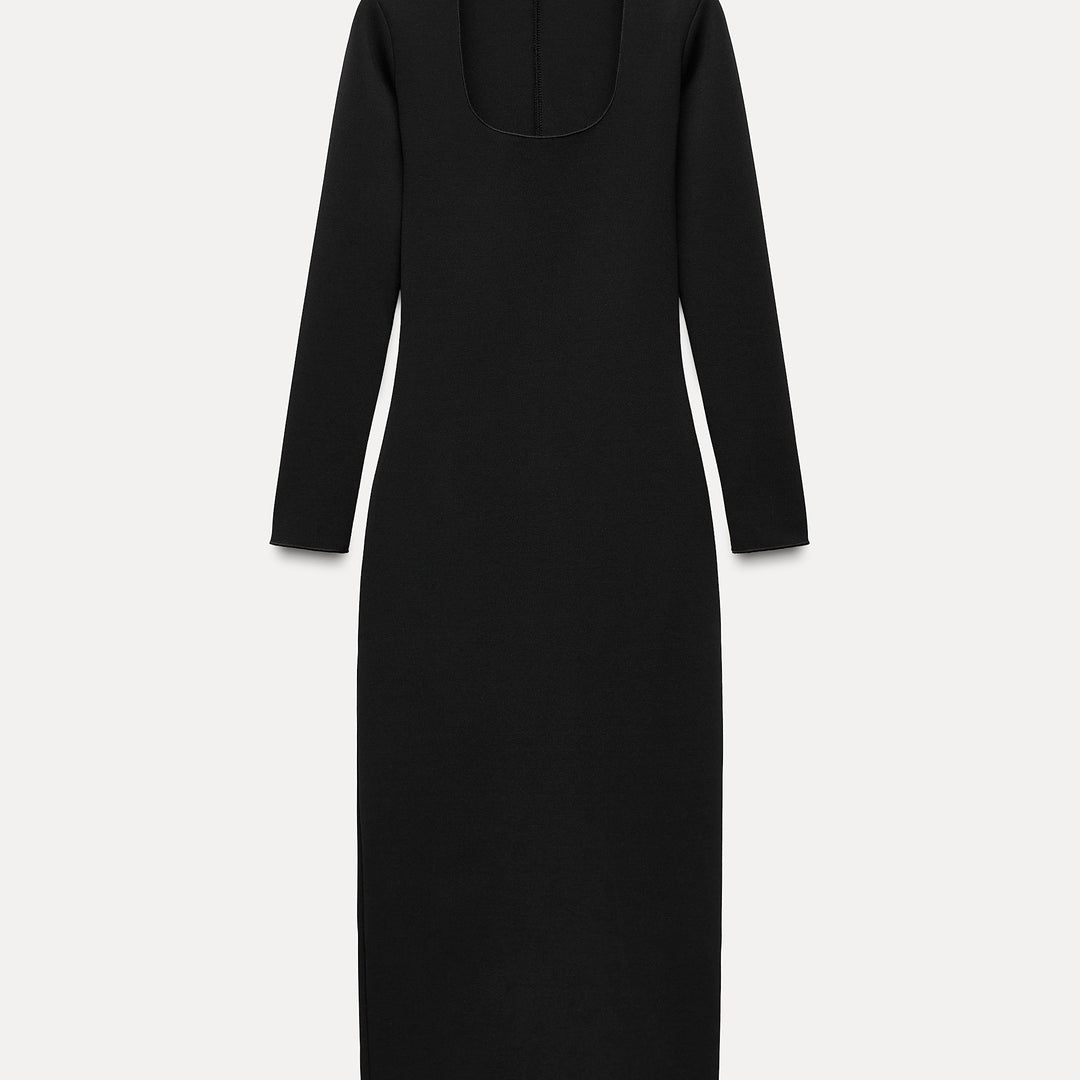 Moudda ZARA - Robe Longue Manches Longues Sculptante - Tunisie 2