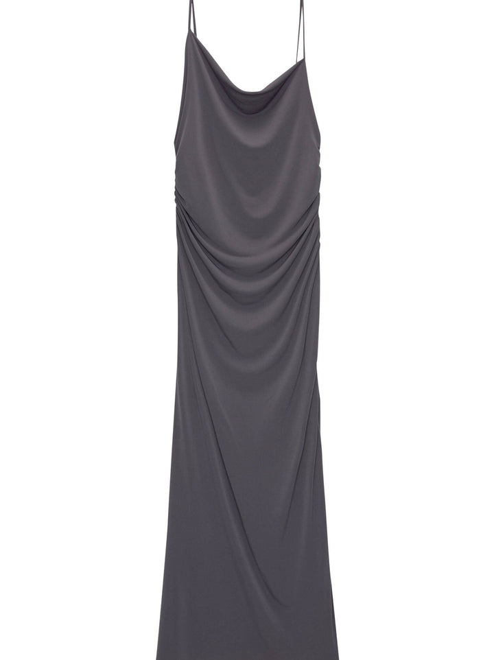 Moudda PULL & BEAR - Robe Midi Encolure Drapée Dos Ouvert - Tunisie 4
