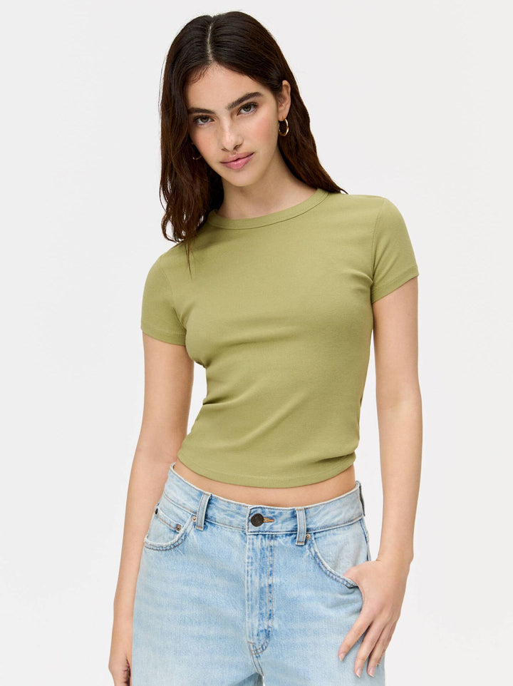 Moudda PULL & BEAR - T-Shirt Basique Ajusté - Manches Courtes - Tunisie 2