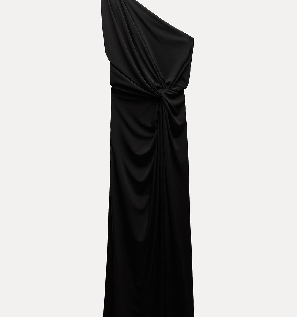 Moudda ZARA - Robe mi-longue drapée asymétrique - Tunisie 2