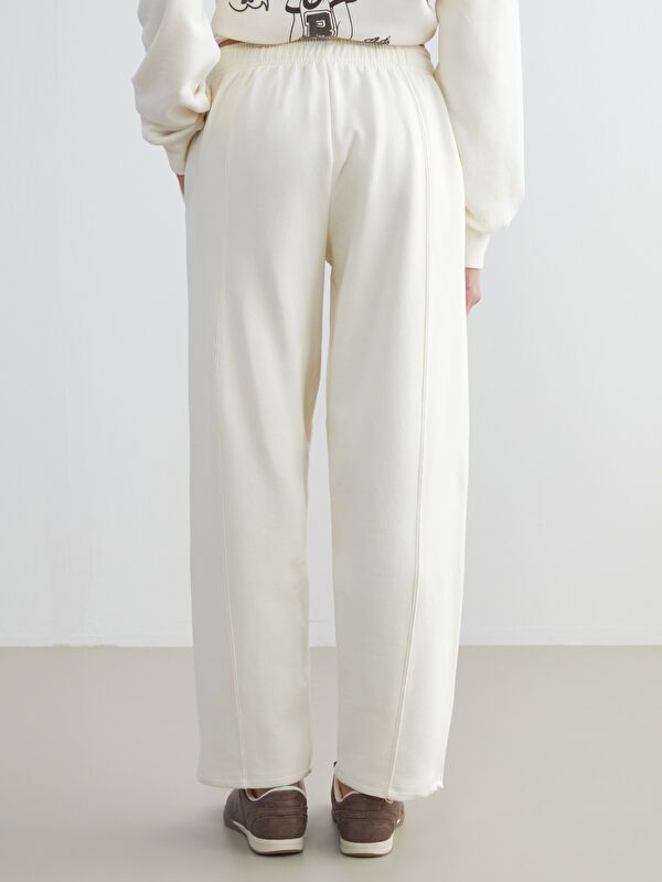 Moudda LC Waikiki - Pantalon en jersey Femme Beige clair - Tunisie 4