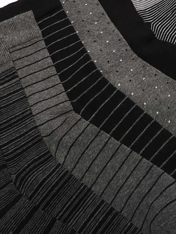 Moudda LC Waikiki - Chaussettes courtes Homme Fil mélangé teint - Tunisie 4